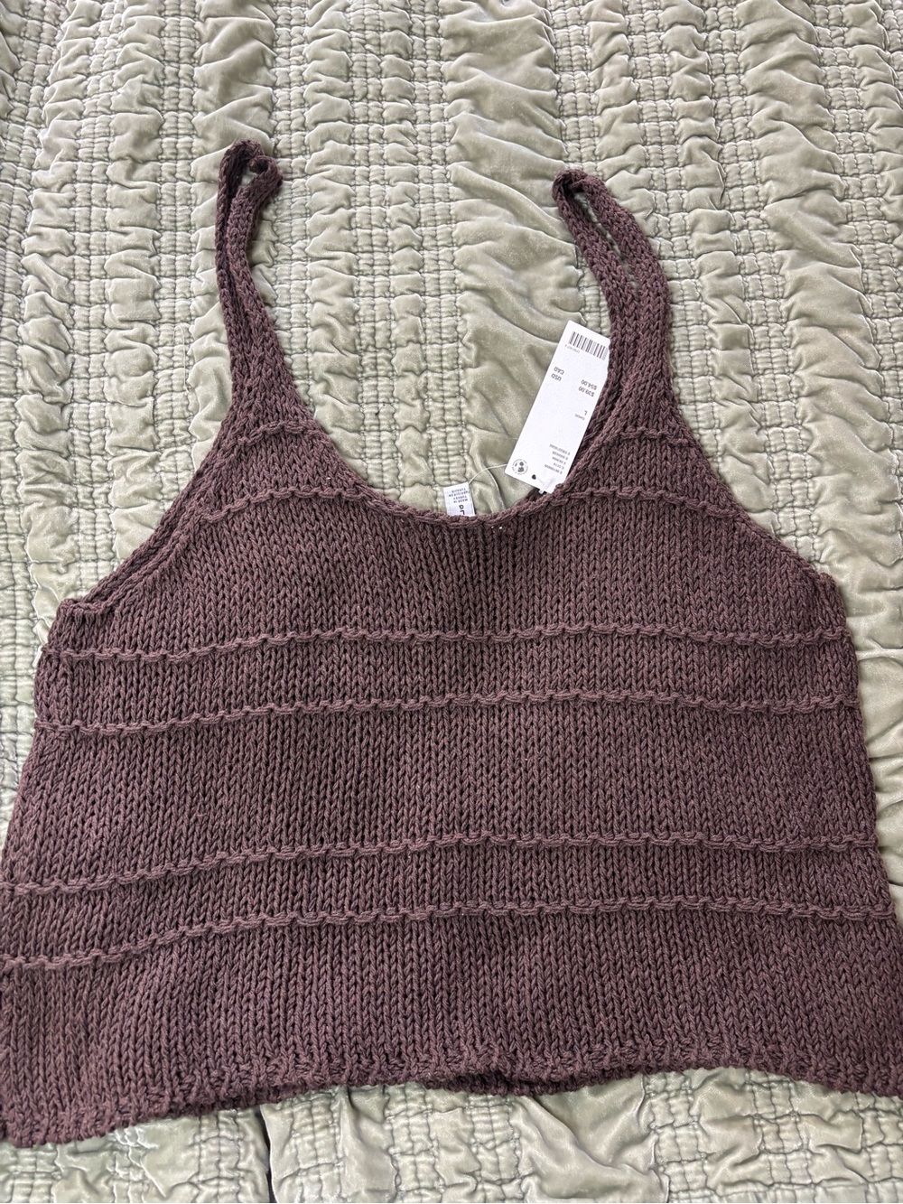 NWT Urban Outfitters boho knit flyaway tank top - Picture 6 of 8